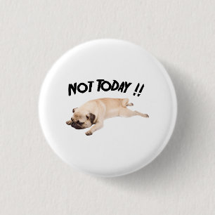 Badge Rond 2,50 Cm Chien drôle d'amour de cadeau de carlins
