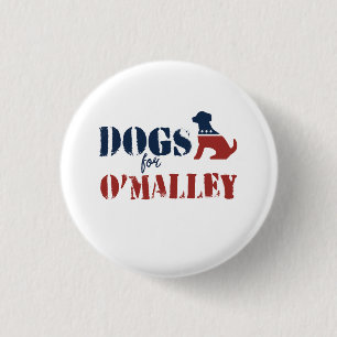 Badge Rond 2,50 Cm Chiens pour O'Malley
