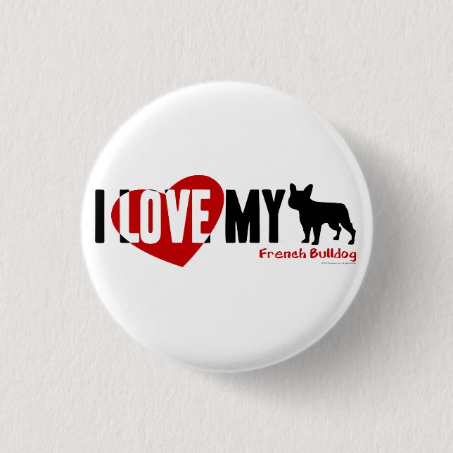 Badge Rond 2,50 Cm Chiffre de taureau français (Devant)