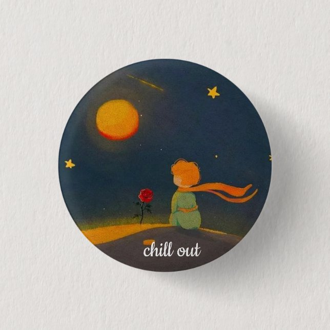 Badge Rond 2,50 Cm chill out  (Devant)