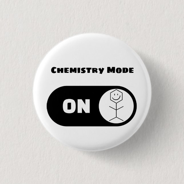 Badge Rond 2,50 Cm Chimiste Funny moderne pharmaciste (Devant)
