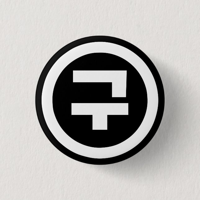 Badge Rond 2,50 Cm Chine coréenne Numéro 9 Neuf 구 (Devant)