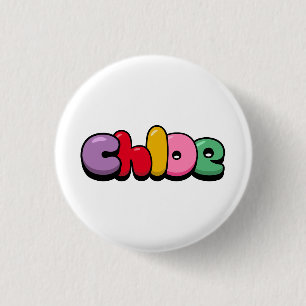 Badge Rond 2,50 Cm Chloe