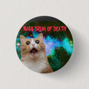 Badge Rond 2,50 Cm Choc et Awe ... Bass Drum de la mort