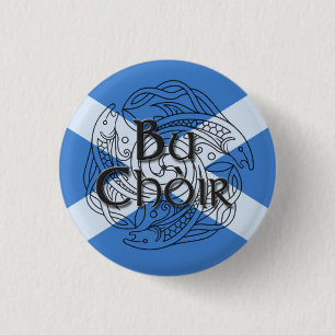 Badge Rond 2,50 Cm Choeur Saltire de Bu