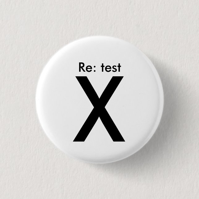 Badge Rond 2,50 Cm Choisi de Nigel (Devant)