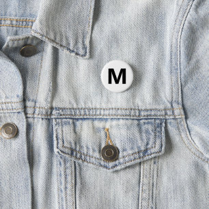Badge Rond 2,50 Cm Choisissez n'importe quelle lettre Police : Open