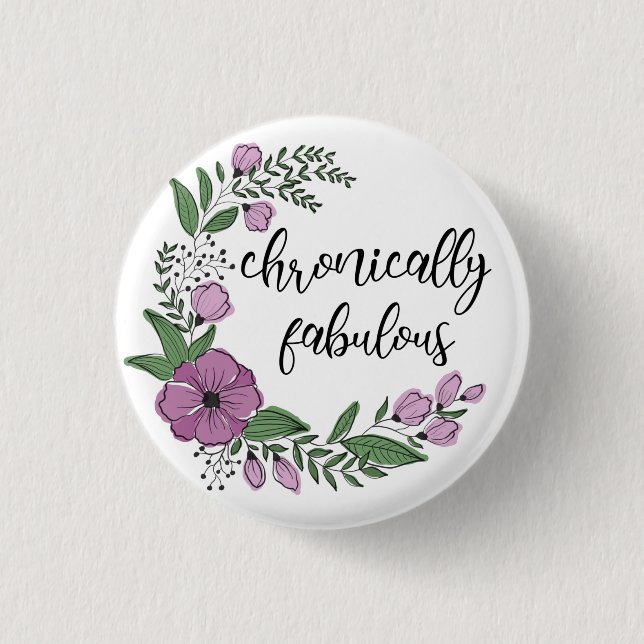 Badge Rond 2,50 Cm Chronique Fabuleux (Devant)