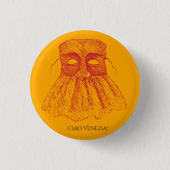 Badge Rond 2,50 Cm Ciao Venezia ! (Devant)