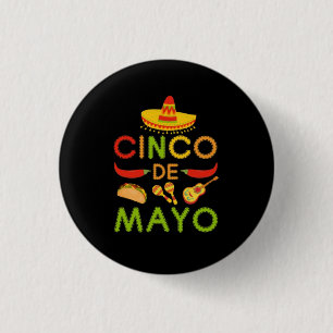 Badge Rond 2,50 Cm Cinq mai