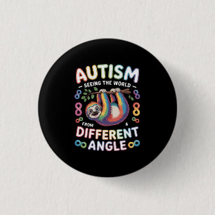Badge Rond 2,50 Cm Citation de sensibilisation à l'autisme Esprit uni