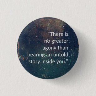 Badge Rond 2,50 Cm Citation d'écriture d'Angelou de Maya