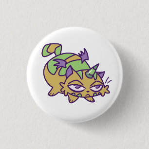 Badge Rond 2,50 Cm Citrouille