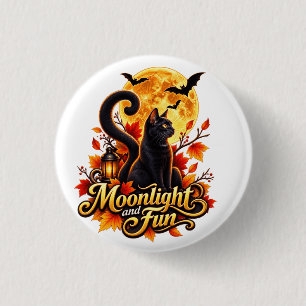 Badge Rond 2,50 Cm Clair de lune et plaisir