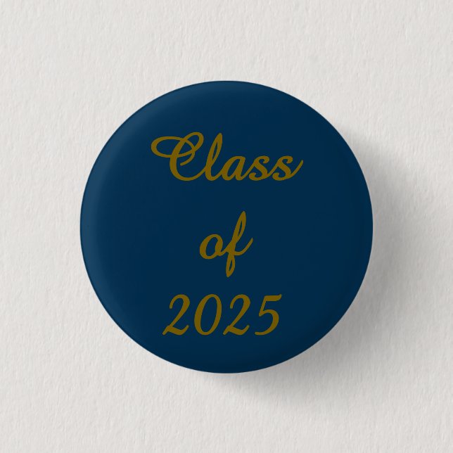 Badge Rond 2,50 Cm Classe du bouton 2025 (Devant)