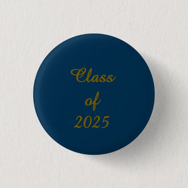 Badge Rond 2,50 Cm Classe du bouton 2025 (Devant)