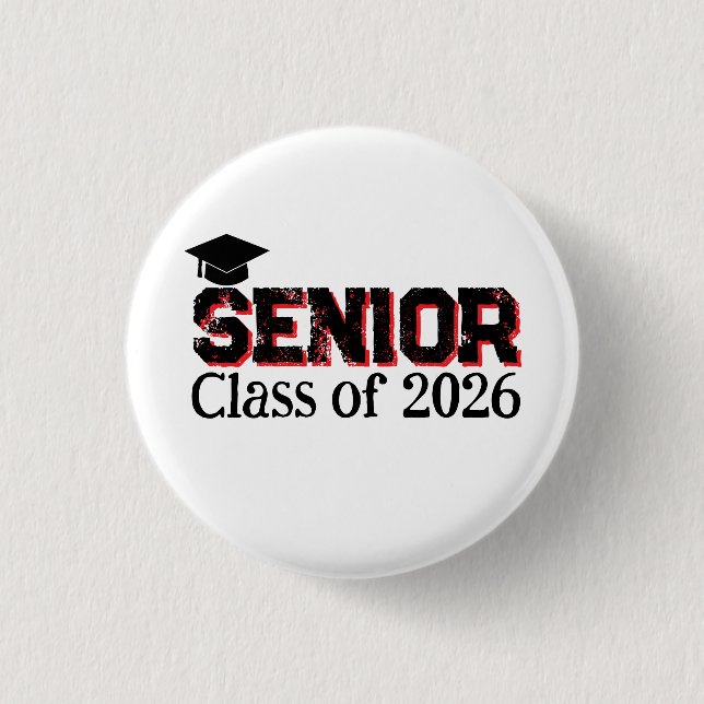 Badge Rond 2,50 Cm Classe Terminale De 2026 (Devant)