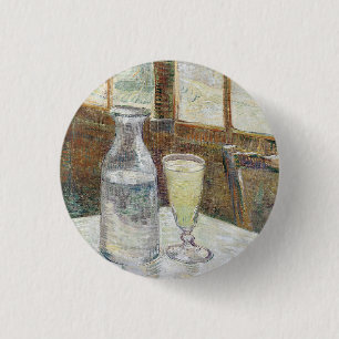 Badge Rond 2,50 Cm Classique Van Gogh Café Paris Absinthe Art