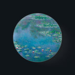 Badge Rond 2,50 Cm Claude Monet. L'Eau Lilies. Impressionnisme frança<br><div class="desc">Bouton Claude Monet "Water Lilies".</div>
