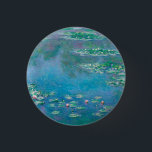 Badge Rond 2,50 Cm Claude Monet. L'Eau Lilies. Impressionnisme frança<br><div class="desc">Bouton Claude Monet "Water Lilies".</div>