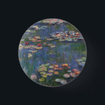 Badge Rond 2,50 Cm Claude Monet Water Lilies 1916 Fine Art<br><div class="desc">Claude Monet Water Lilies 1916 Bouton Art</div>