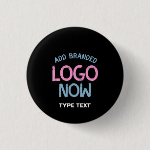 BADGE ROND 2,50 CM CLIENT SIMPLE CONTEMPORAIN PROPRE NOIR MODE
