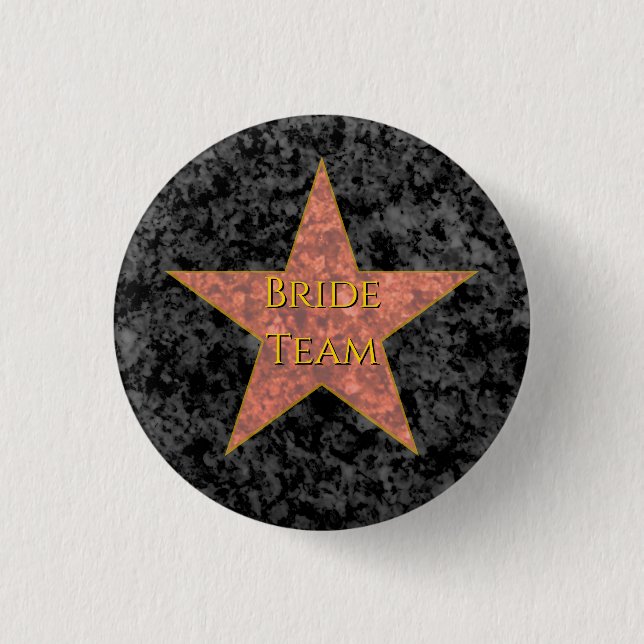 Badge Rond 2,50 Cm Clin personnalisée Hollywood Star (Devant)
