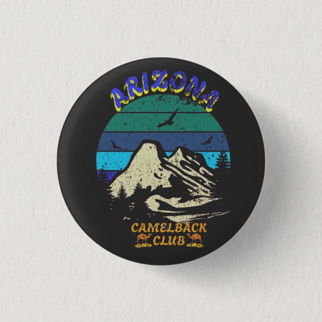 Badge Rond 2,50 Cm Club Camelback Arizona (Devant)