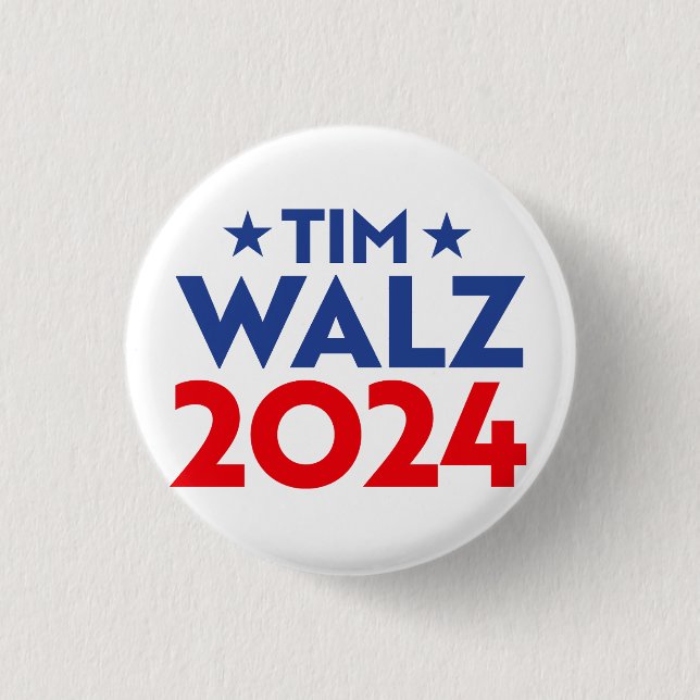 Badge Rond 2,50 Cm Club de fans Tim Walz (Devant)