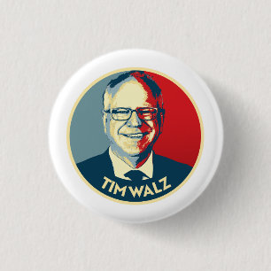 Badge Rond 2,50 Cm Club de fans Tim Walz