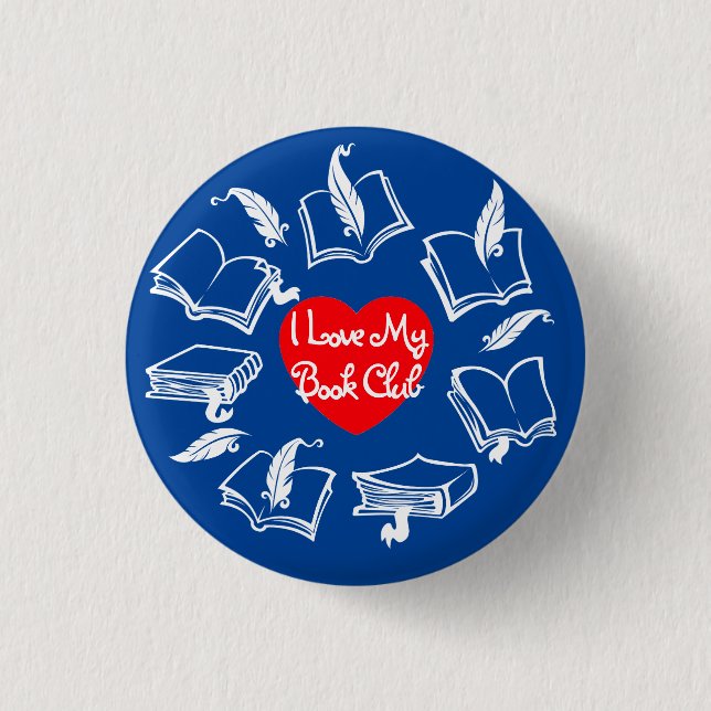 Badge Rond 2,50 Cm Club de lecture (Devant)
