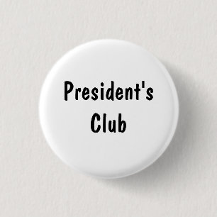 Badge Rond 2,50 Cm Club du Président