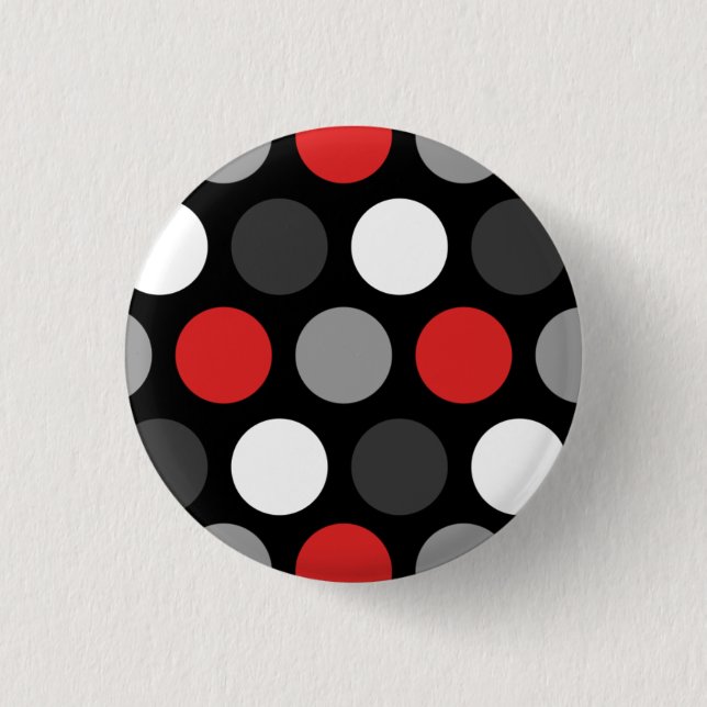 Badge Rond 2,50 Cm Coccinelle contrariée (Devant)