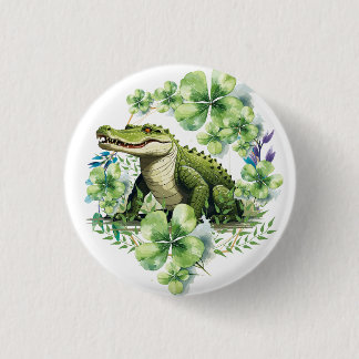 Badge Rond 2,50 Cm cocodrille 