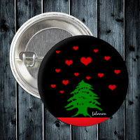 Coeurs du Liban & drapeau libanais mode / Amour