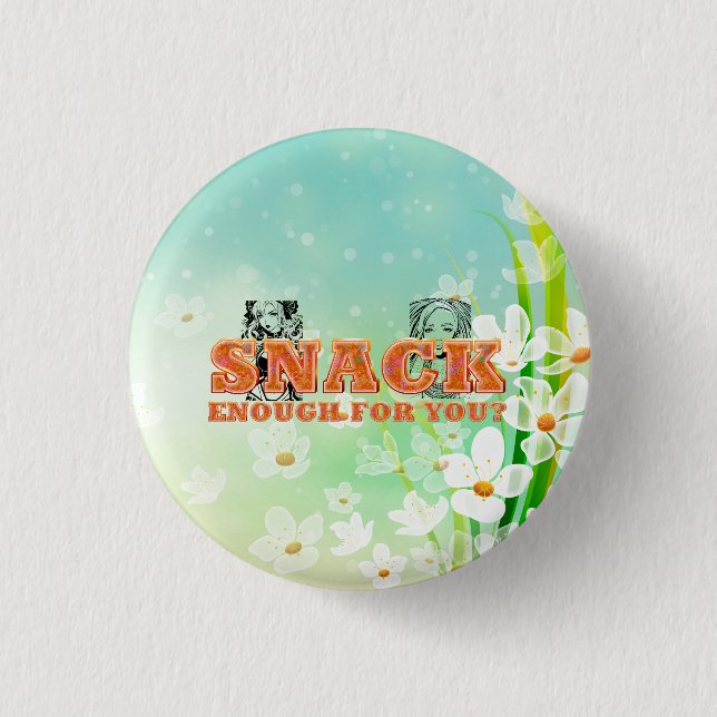 Badge Rond 2,50 Cm Collation Assez (Devant)