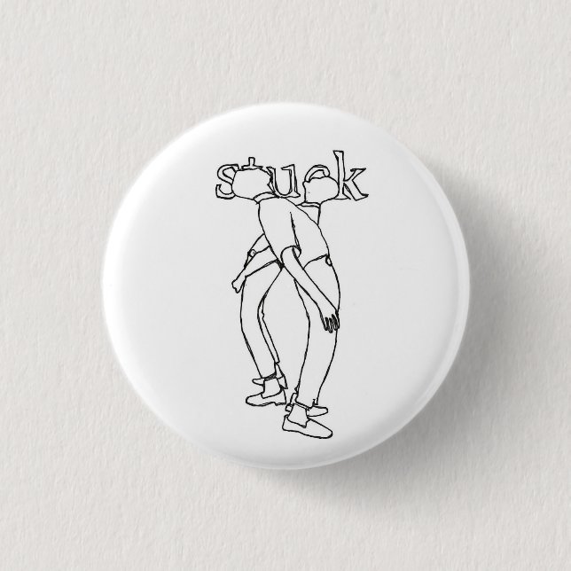 Badge Rond 2,50 Cm Collé (Devant)