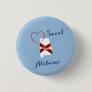 Badge Rond 2,50 Cm Collection de boutons amusants Alabama