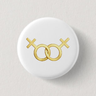 Badge Rond 2,50 Cm Collier lesbien, Bijou de fierté LGBTQ, Rai discre