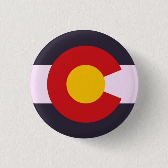 Badge Rond 2,50 Cm Colorado (Devant)