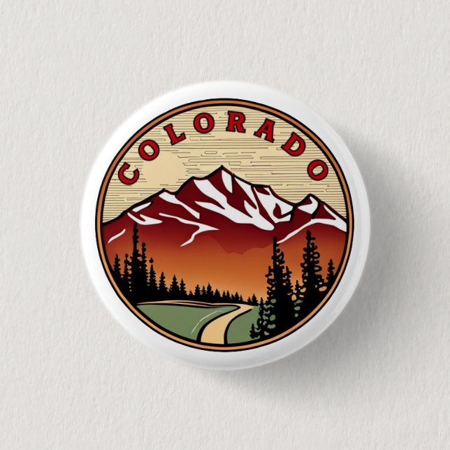 Badge Rond 2,50 Cm Colorado (Devant)