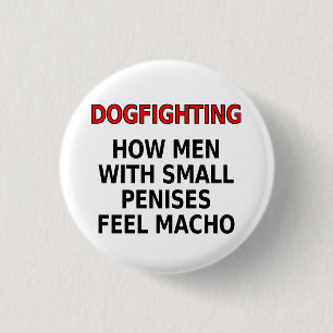 Badge Rond 2,50 Cm Combat de chiens : Comment les hommes avec des pet
