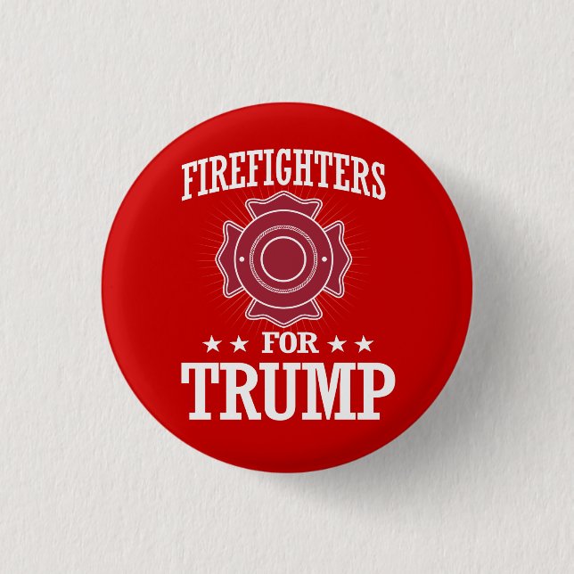 BADGE ROND 2,50 CM COMBATTANTS POUR TRUMP (Devant)