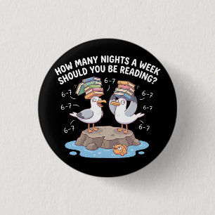 Badge Rond 2,50 Cm Combien de nuits par semaine devriez-vous lire ? 6
