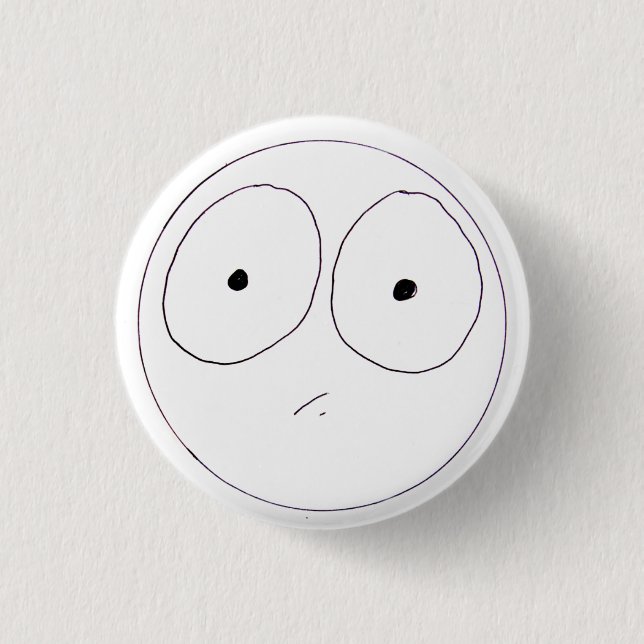 Badge Rond 2,50 Cm Comique font face (Devant)