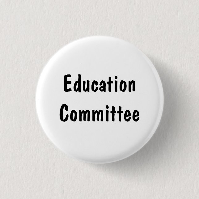 Badge Rond 2,50 Cm Comité d'éducation (Devant)
