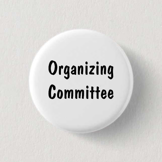 Badge Rond 2,50 Cm Comité d'organisation (Devant)