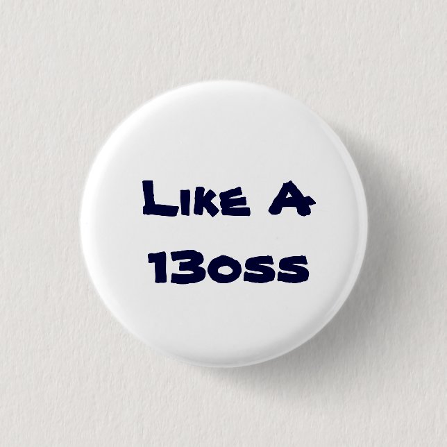 Badge Rond 2,50 Cm Comme le bouton d'A 13oss (Devant)