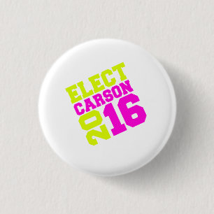 Badge Rond 2,50 Cm Conception au néon de Carson 2016