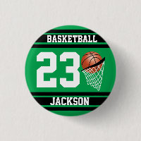 Conception de basket-ball en vert et noir